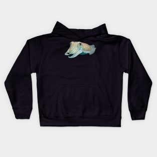 Cuttlefish 3a (Parchment) Kids Hoodie